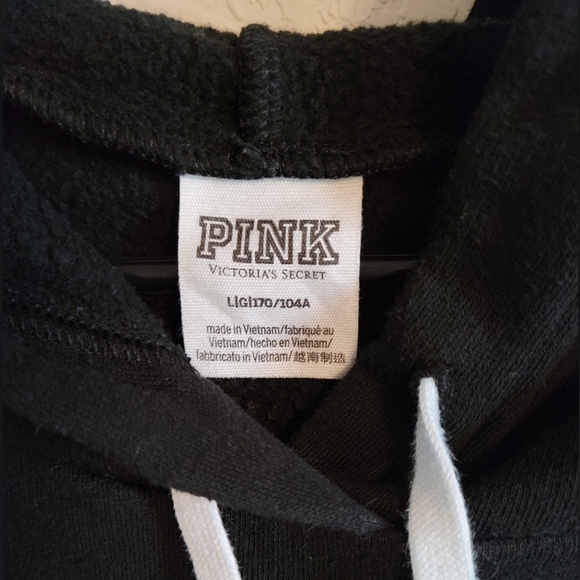 Victoria's Secret PINK Cropped Hoodie, Sz L - Picture 3 of 3